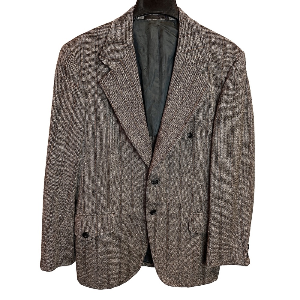 Vintage 70s Richman Bros. Wool Unique‎ Men's Blazer Sport Coat 40R